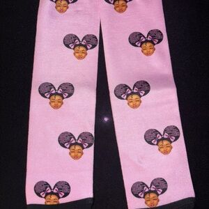 Pink Black Girl Magic Socks